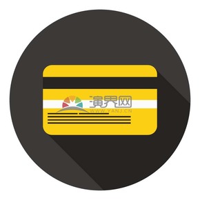 趣味活潑簡約清新金融商業(yè)信用卡卡通圖標(biāo)