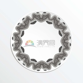 圓形雕文復(fù)古展示框鏡框畫(huà)框