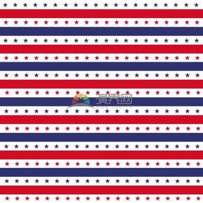 Simple and creative design, smooth and practical lines, decorative red and blue stars background pattern