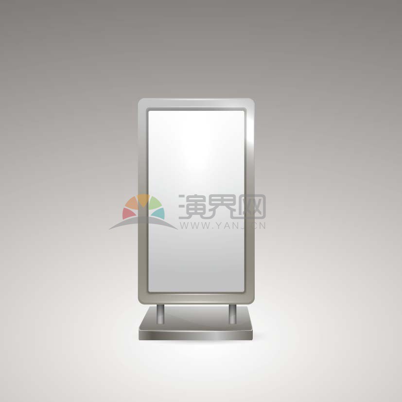 廣告牌樣機邊框矢量素材