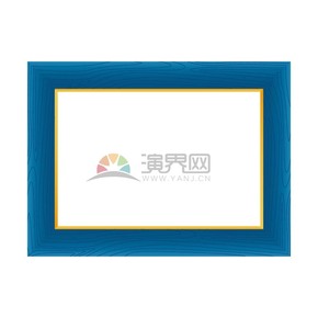 深海藍(lán)長(zhǎng)方形復(fù)古簡(jiǎn)約鏡框畫(huà)框展示框