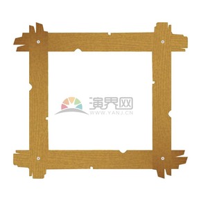 原木破碎長(zhǎng)方形鏡框展示框畫(huà)框