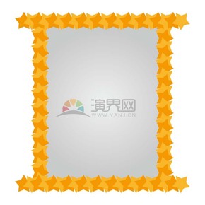 五角星長(zhǎng)方形邊框畫(huà)框展示框