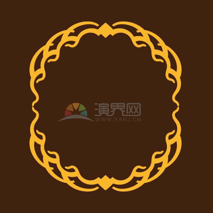 花紋藝術(shù)邊框