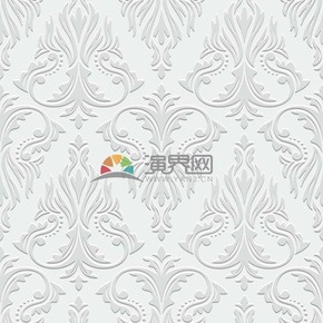  Gray relief classical pattern vector background