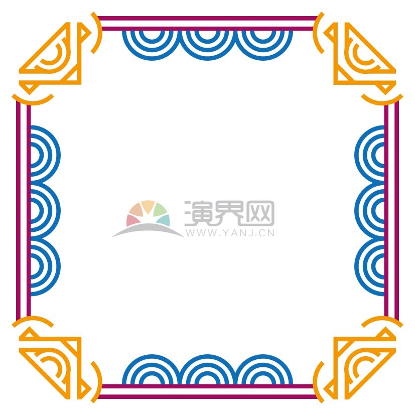 邊框矢量素材