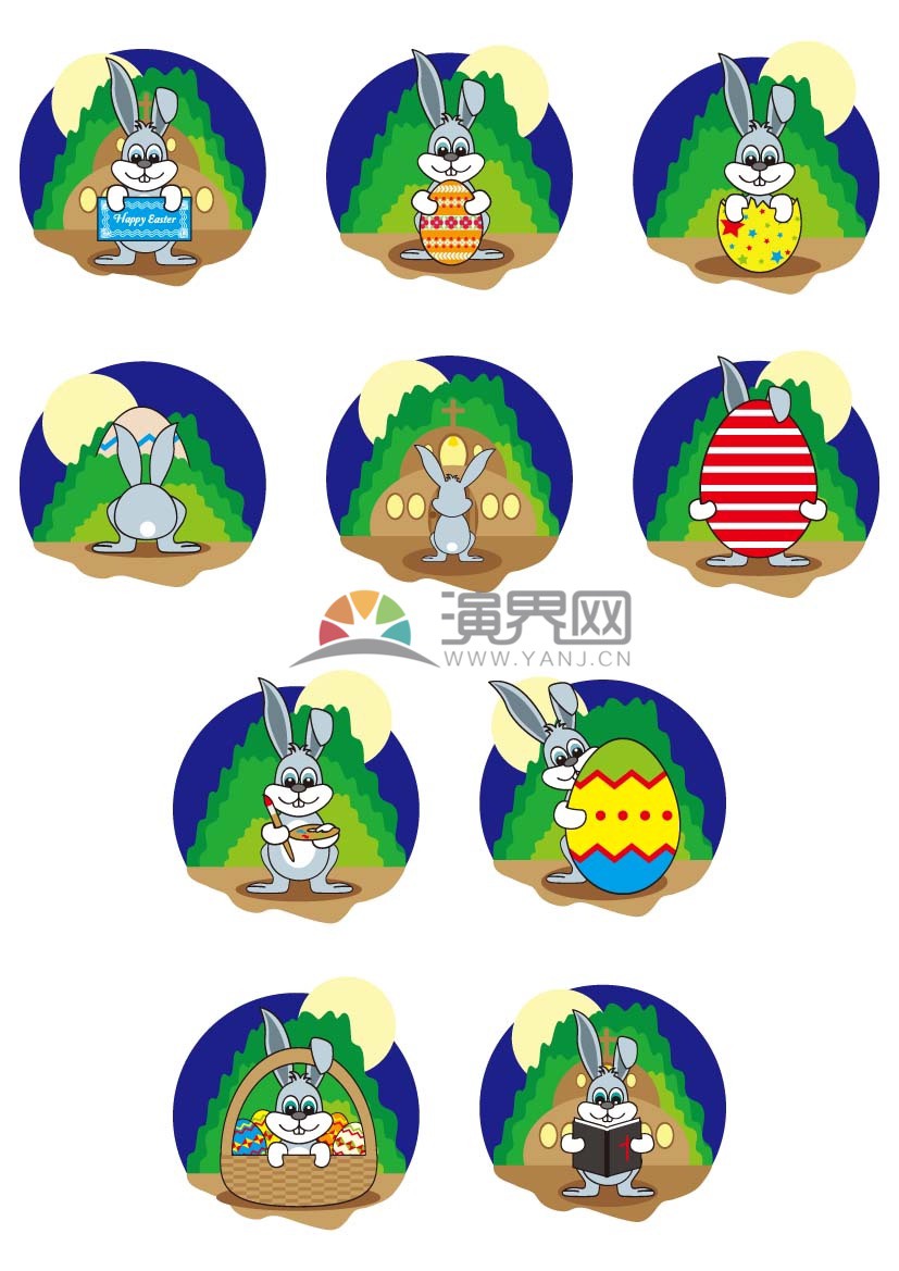 小兔子樣式合集