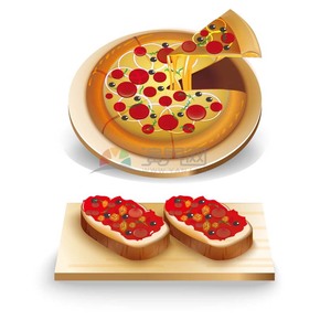 色香味俱全PIZZA卡通有趣創(chuàng)意設(shè)計(jì)