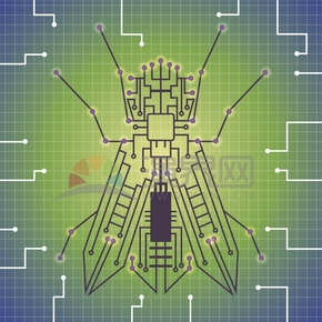 科技感簡(jiǎn)約設(shè)計(jì)線條流暢實(shí)用花紋裝飾動(dòng)物瓢蟲(chóng)圖案