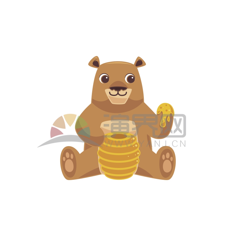 小熊卡通元素創(chuàng)意設(shè)計(jì)
