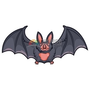  Vector Illustration Cartoon Element Bat