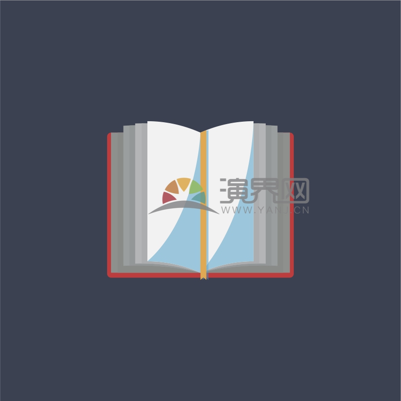 趣味活潑簡(jiǎn)約清新紅色封面書籍讀書卡通圖