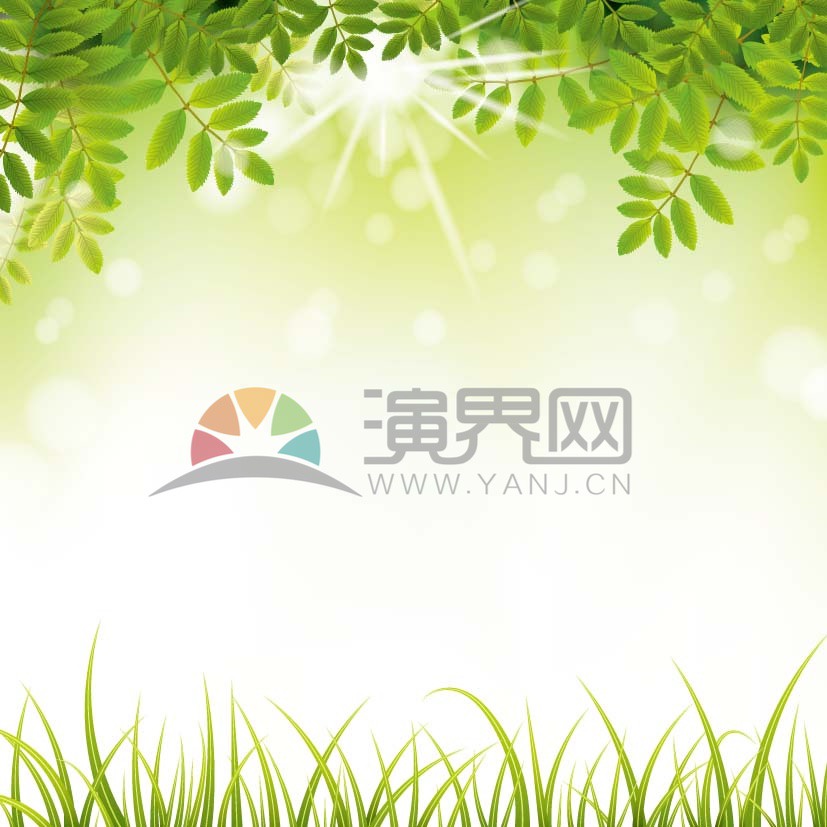 綠色樹葉背景