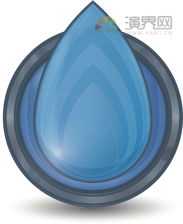 藍(lán)色水滴元素