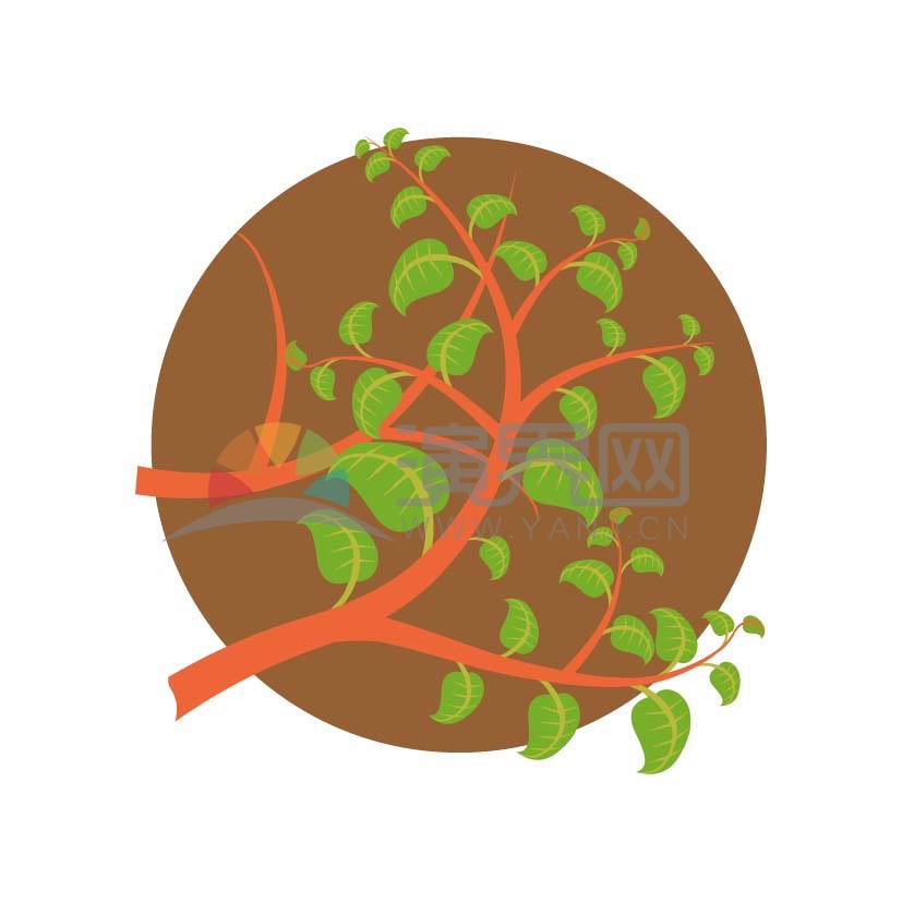 圓形小樹(shù)icon