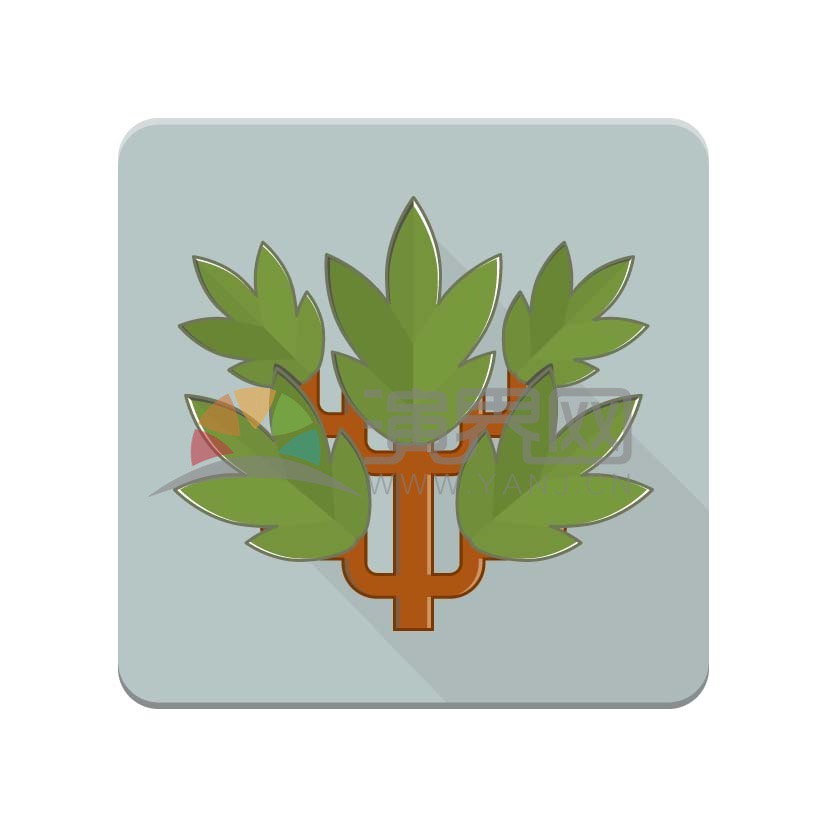 三叉樹矢量素材