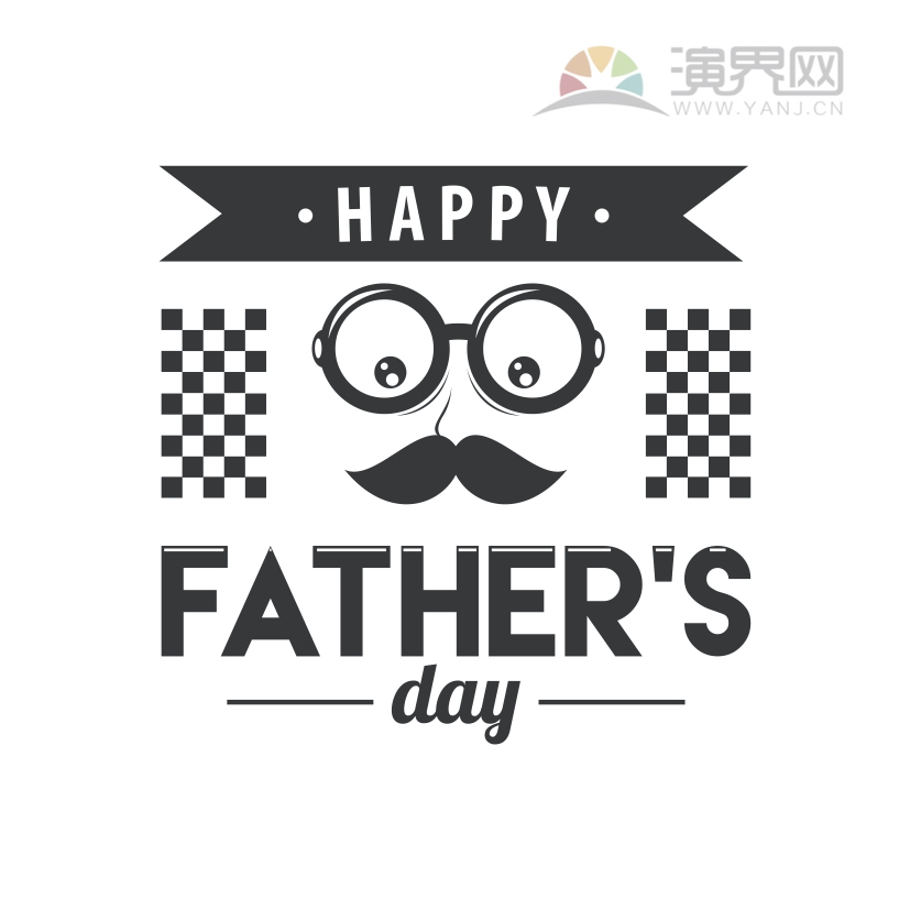創(chuàng)意簡(jiǎn)單清新歌頌贊揚(yáng)父親父親節(jié)卡通圖宣傳海報(bào)