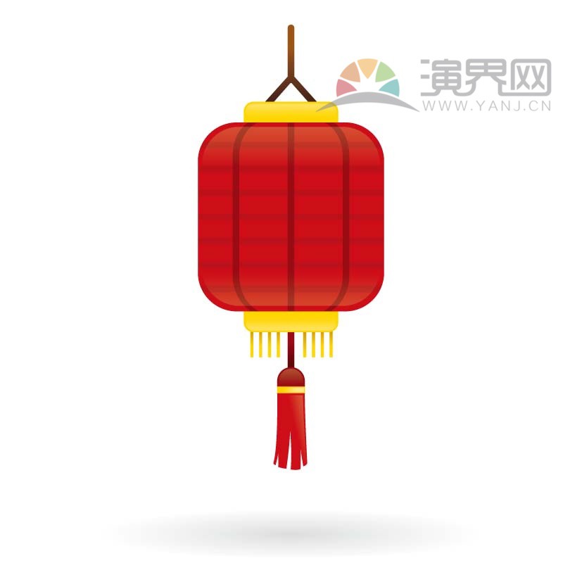 紅色燈籠喜慶春節(jié)過大年拜年祝?？ㄍ▓D