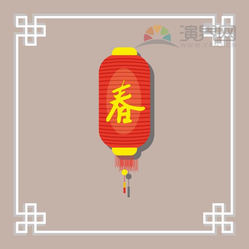 春节-中国元素灯笼背景素材创意设计