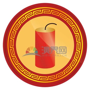 春節(jié)喜慶元素素材極簡(jiǎn)簡(jiǎn)約炮仗