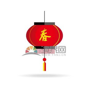 春節(jié)喜慶元素素材極簡(jiǎn)簡(jiǎn)約燈籠