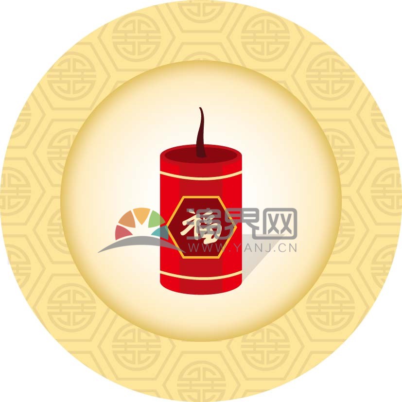 鞭炮矢量素材