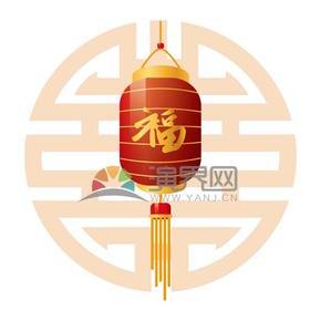 春節(jié)喜慶元素素材極簡(jiǎn)簡(jiǎn)約燈籠