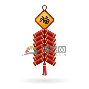 春節(jié)喜慶元素素材極簡(jiǎn)簡(jiǎn)約鞭炮