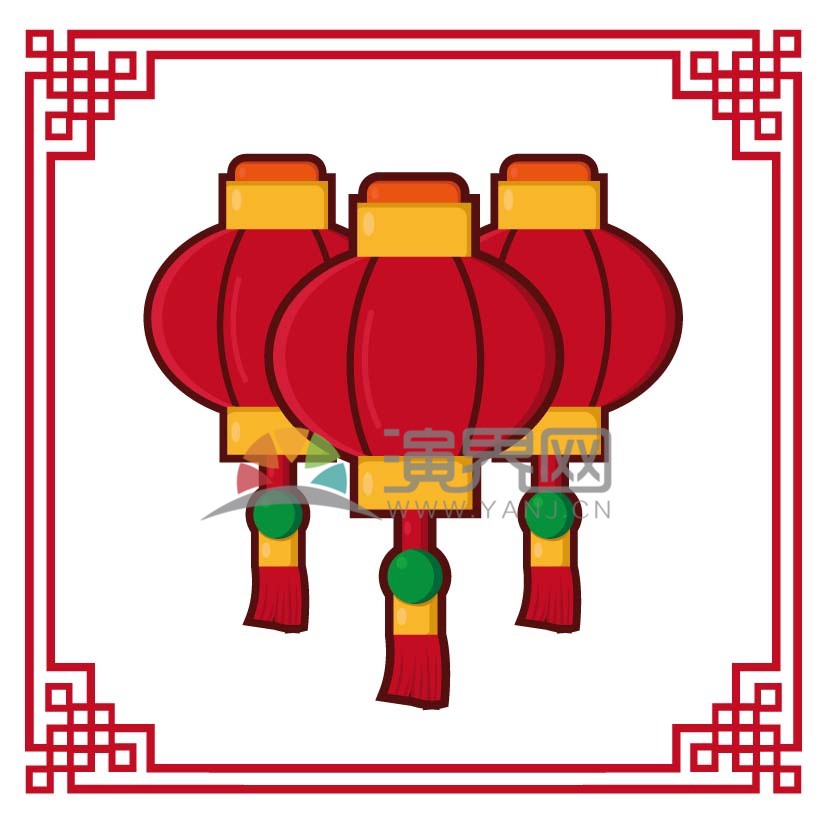  Spring Festival vector material