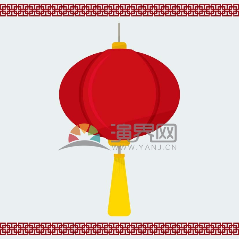 春節(jié)燈籠矢量素材
