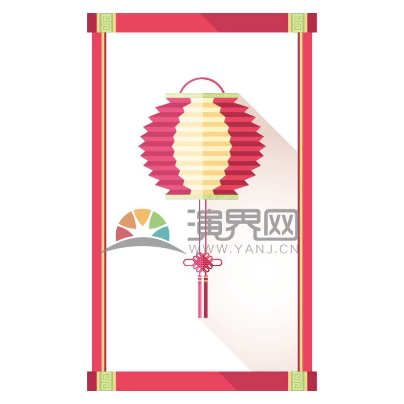 春節(jié)喜慶元素素材燈籠
