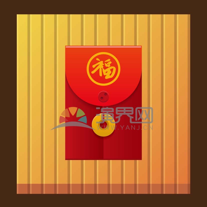 春節(jié)紅包矢量素材