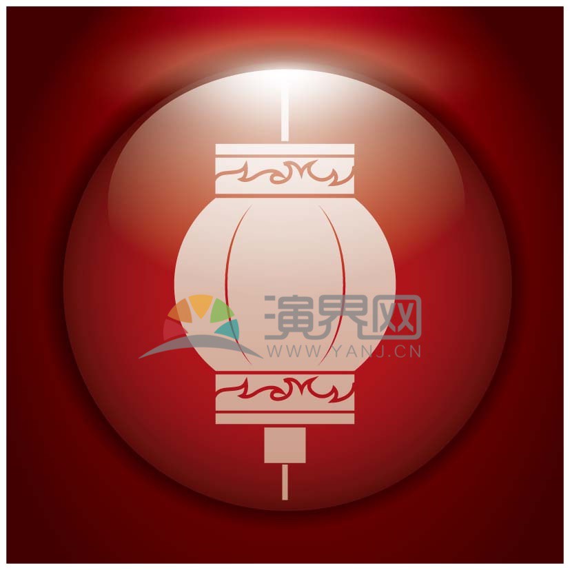 春節(jié)喜慶元素素材燈籠