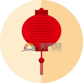 春節(jié)喜慶元素素材極簡(jiǎn)簡(jiǎn)約燈籠