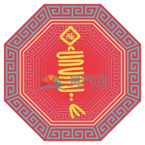 春節(jié)喜慶元素素材極簡(jiǎn)簡(jiǎn)筆畫鞭炮