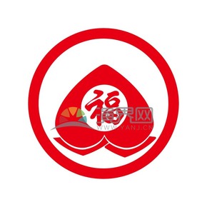 春節(jié)喜慶元素素材極簡(jiǎn)簡(jiǎn)約福字壽桃