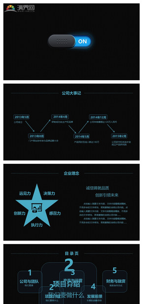 科技感十足商業(yè)回報PPT