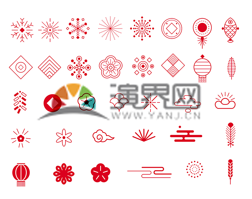 多樣新年小圖標(biāo)