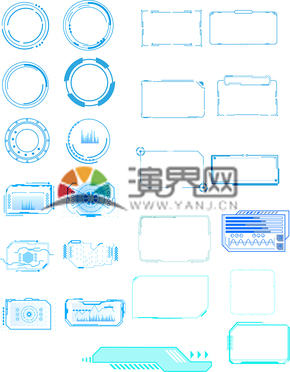 科技感icon素材