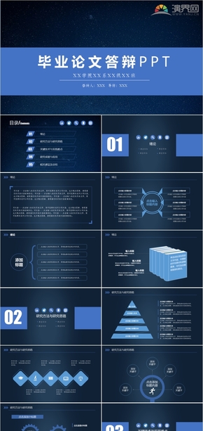 畢業(yè)答辯論文答辯簡(jiǎn)約PPT模板