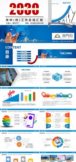 工作匯報 月度總結匯報季度總結匯報年中總結匯報年終總結匯報