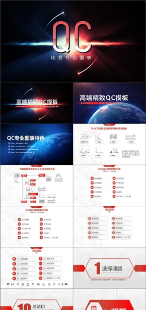 QC比賽專業(yè)圖表薈萃 數據可修改