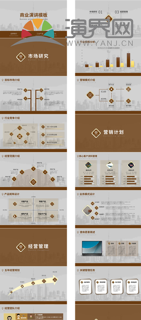 品牌演示商品發(fā)布工業(yè)產品企業(yè)文化演講金色高貴(字體私信發(fā)送）