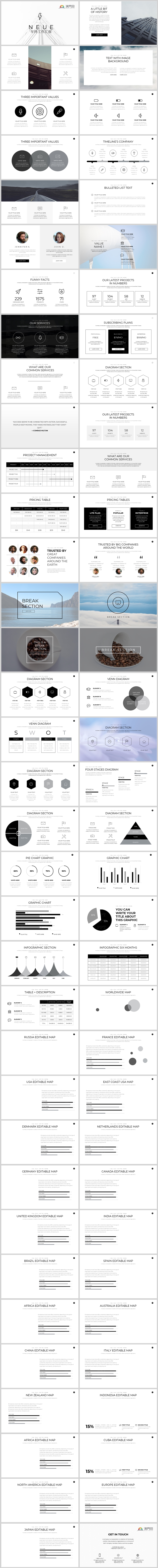 簡約商務動態時尚設計總結匯報PPT模板-10