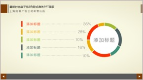 最新時(shí)尚扁平化5色歐式商務(wù)PPT圖表TJ000076