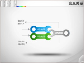 立體手繪扳手相切交叉關(guān)系PPT圖表