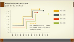 最新時尚扁平化5色歐式商務(wù)PPT圖表TJ000021