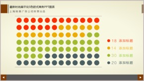 最新時尚扁平化5色歐式商務PPT圖表TJ000112