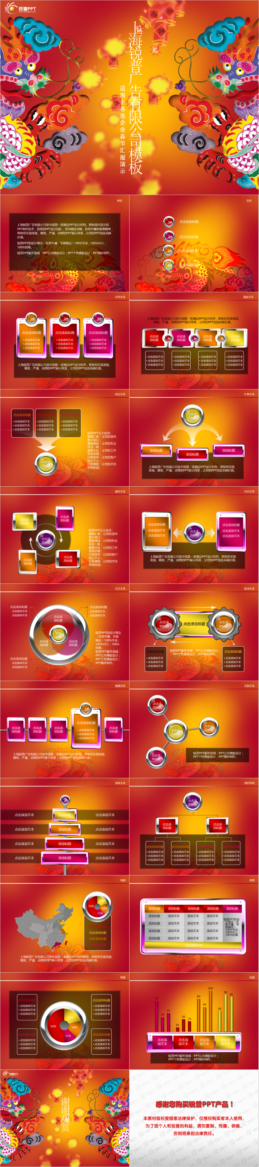 火紅春節(jié)通用PPT模板