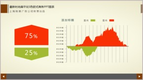 最新時(shí)尚扁平化5色歐式商務(wù)PPT圖表TJ000006